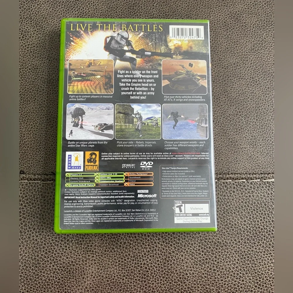 Star Wars: Battlefront (Microsoft Xbox, 2004)